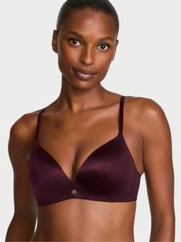 Victoria's Secret - Women Purple Solid/Plain Polyamide Push-up Bra