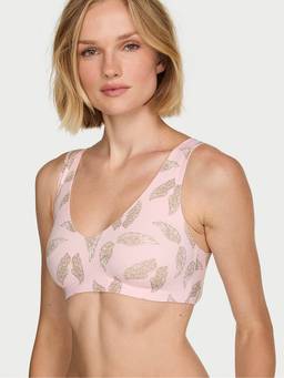 Victoria's Secret - Women Pink Printed Polyamide T-Shirt Bra
