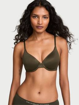 Victoria's Secret - Women Green Solid/Plain Polyamide Full Bra