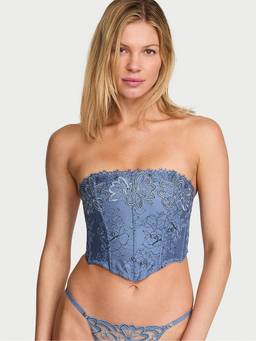 Victoria's Secret - Women Multi-Color Self Design Polyamide Demi / Balconette Bra