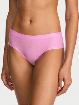 Victoria's Secret - Women Pink Self Design Polyamide Panty