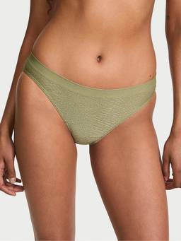 Victoria's Secret - Women Green Self Design Polyamide Panty