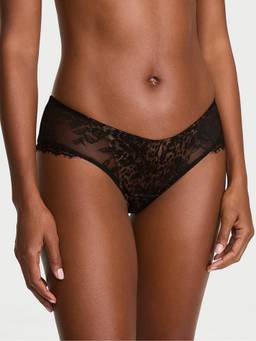 Victoria's Secret - Women Brown Self Design Polyamide Panty