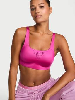 Victoria's Secret - Women Pink Solid/Plain Polyamide Push-up Bra