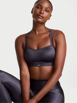 Victoria's Secret - Women Grey Solid/Plain Polyamide Push-up Bra