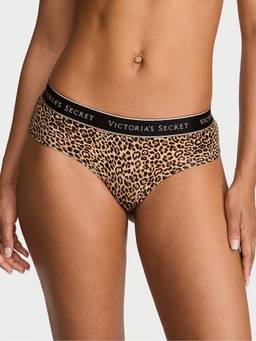 Victoria's Secret - Women Multi-Color Animal Print Cotton Blend Panty