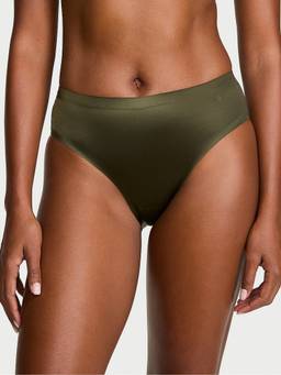 Victoria's Secret - Women Olive Solid/Plain Polyamide Panty