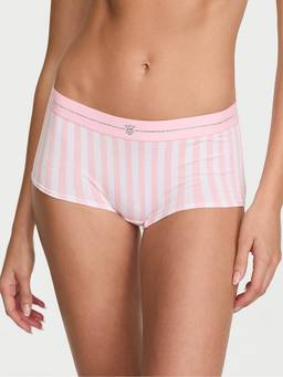 Victoria's Secret - Women Multi-Color Stripes Cotton Blend Panty
