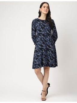 Marks & Spencer - Viscose Mix Printed Round Neck Dress