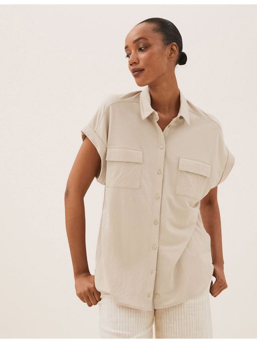 marks and spencer dress shirts Satin Shirt | CLARET | Shirts