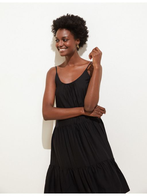 marks and spencer beach dress Buy Marks & Spencer Black Mini Tiered Beach Dress Online