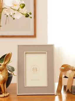 Pure Home + Living - Beige Leather Photo Frame