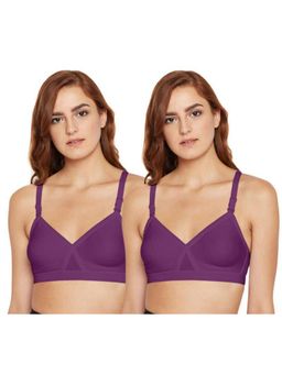 Bodycare - Pack of 2 B-C-D Cup Bra In Wine Colour