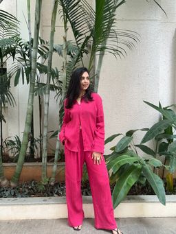 SPELL BY SMOKESHOW - Pink Rooh Co-Ord (Set of 2)