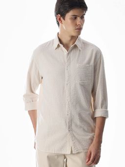 Jack & Jones - Beige Regular Fit Shirt