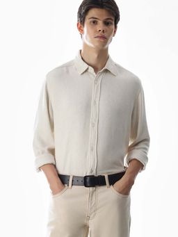 Jack & Jones - Beige Regular Fit Shirt