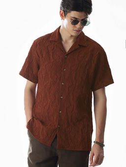 Jack & Jones - Brown Comfort Fit Shirt