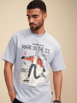 LOCOMOTIVE - Men Premium Relaxed Fit Casual T-Shirt