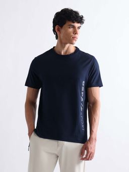 U.S. POLO ASSN. - Blue Active Sports Mens Brand Regular Fit T- Shirt