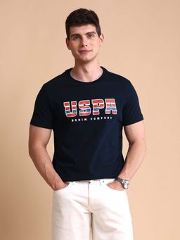 U.S. Polo Assn. Denim Co. - Blue Mens Brand Muscle Fit T-Shirt