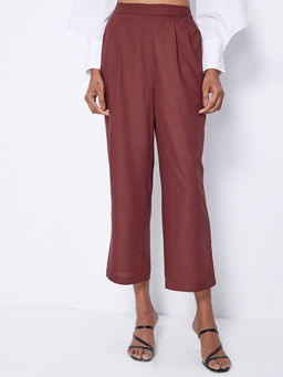 Ancestry - Brown Solid Straight Pant