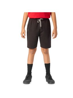 Plan B - Boys Black Solid Shorts