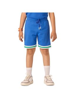 Plan B - Boys Blue Solid Shorts