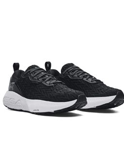 Under Armour - Women W HOVR Mega 3 Clone Black and White Running Shoes