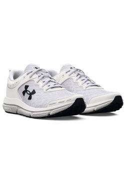 Under Armour - Women W Charged Assert 10 White Running Shoes