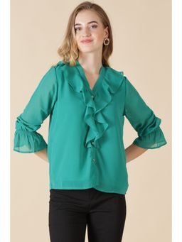 Gipsy - Green Georgette Top