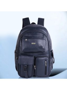 VENEER - Navy Blue Casual 30 L Unisex Laptop Compartment Fit-15.5 inch Backpack (Medium)