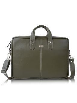 VENEER - Green Casual Unisex Laptop Compartment Fit-15.5 inch Laptop Bag (Medium)