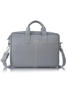VENEER - Grey Casual Unisex Laptop Compartment Fit-13 inch Laptop Bag (Medium)