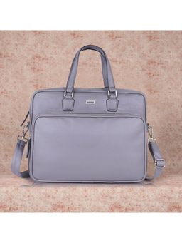 VENEER - Grey Unisex Casual Laptop Compartment Fit-15.5 inch Laptop Bag (Medium)