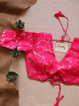 Eternity by Sakshi - Pink Brocade Stitched Blouse