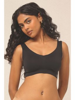 Krvvy - Ultrasoft Wireless Seamless Bralette | Full Coverage Slip-On with Removable Pads