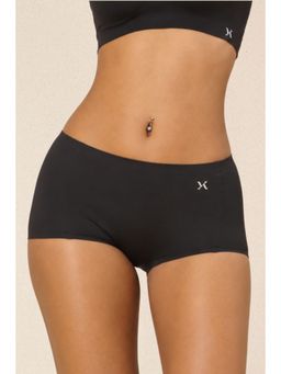 Krvvy - Airsoft Women's Black High Coverage Seamless and Breathable Fit Boy Shorts