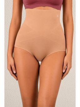 Krvvy - Women Beige Waist and Tummy High-Rise Shapewear