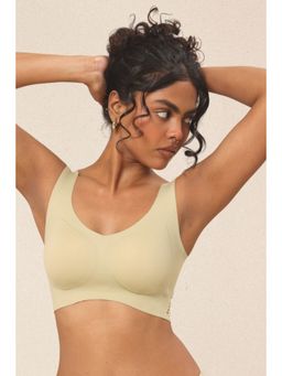 Krvvy - Seamless Ultrasoft Padded Bralette With Removable Cups Bra