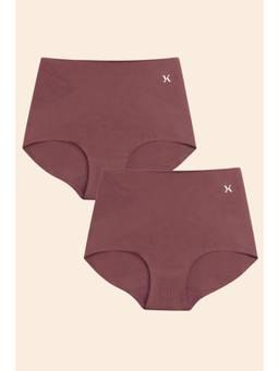 Krvvy - High Rise Seamless Shaping Briefs Rose Gold (Pack of 2)
