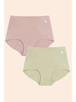 Krvvy - High Rise Seamless Shaping Briefs Multi-Color (Pack of 2)