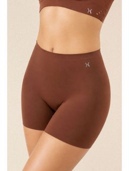 Krvvy - Seamless High Waist Shaper Short For Women Brown