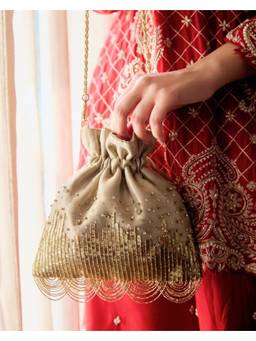Fizzy Goblet - Gold You're A Firework Potli Bag