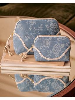 Fizzy Goblet - Blue Denim Daydream Pouches