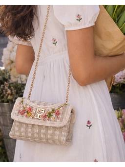 Fizzy Goblet - Women Summer Sorbet White Shoulder Bag