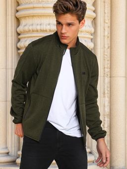 Lee - Green Solid Regular Fit Jacket