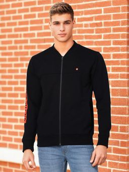 Lee - Men Black Solid Sweatshirt