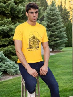 Lee - Mens Yellow T-Shirt