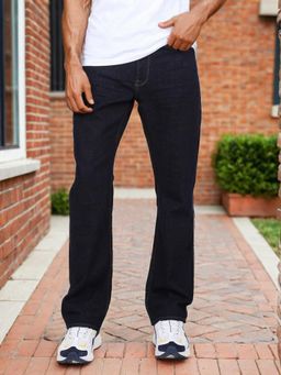 Lee - Men Blue Trenton Boot Cut Fit Mid Rise Jeans