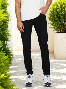 Lee - Men'S Black Bruce Skinny Fit Mid Rise Jeans